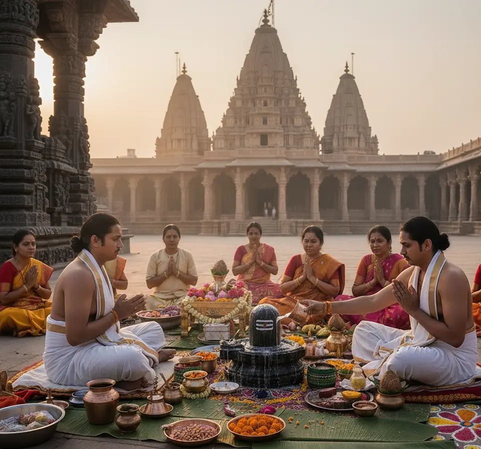 Rudra Abhishek Puja by Pandit Bhupendra Guruji